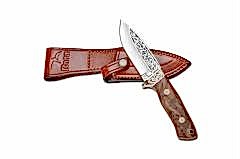 Bora 418 C Wild Boar Ceviz Saplı Gravürlü Bıçak