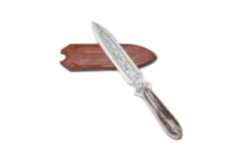 Bora 503 B Zarf Açacağı Geyik Boynuzu Saplı Gravürlü Bıçak