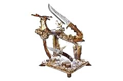 Bora Işıklı Ağaç Çakı/Bıçak Standı