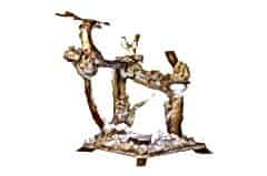 Bora Işıklı Ağaç Çakı/Bıçak Standı