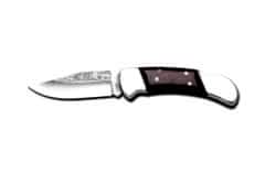 Bora 206 YP Büyük Boy Kilitli Yılan Ağacı Saplı Gravürlü Çakı