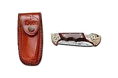 Bora 210 YG Ergonomik Yuvarlak Uçlu Yılan Ağacı Saplı Çakı