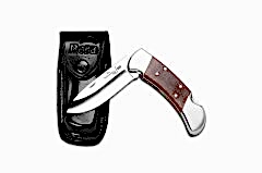 Bora 205 YPA Büyük Boy Yuvarlak Uçlu Yılan Ağacı Saplı Çakı