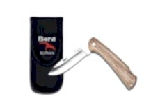 Bora 201 ZB Orta Boy Yuvarlak Uçlu Kilitli Zeytin Ağacı Saplı Çakı